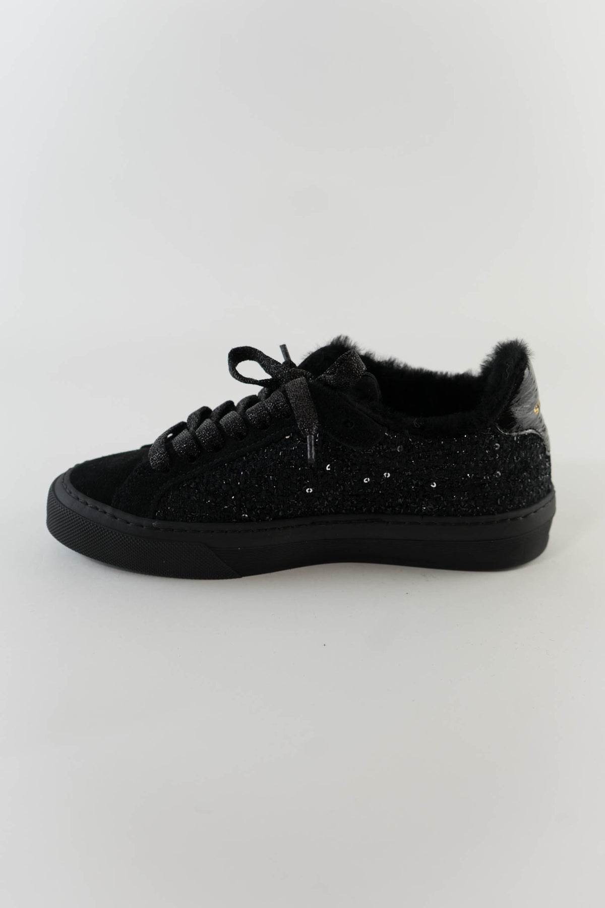Stokton Black Suede Sneakers