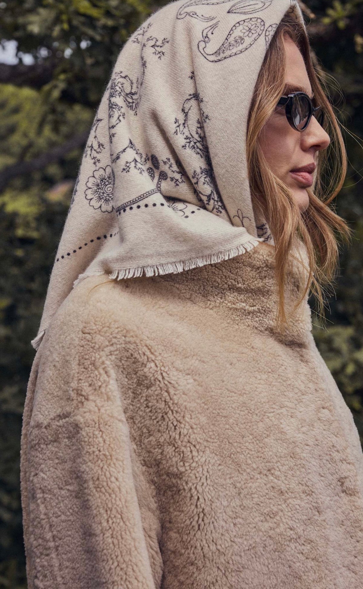 O'tay Audrey Scarf in Warm Beige