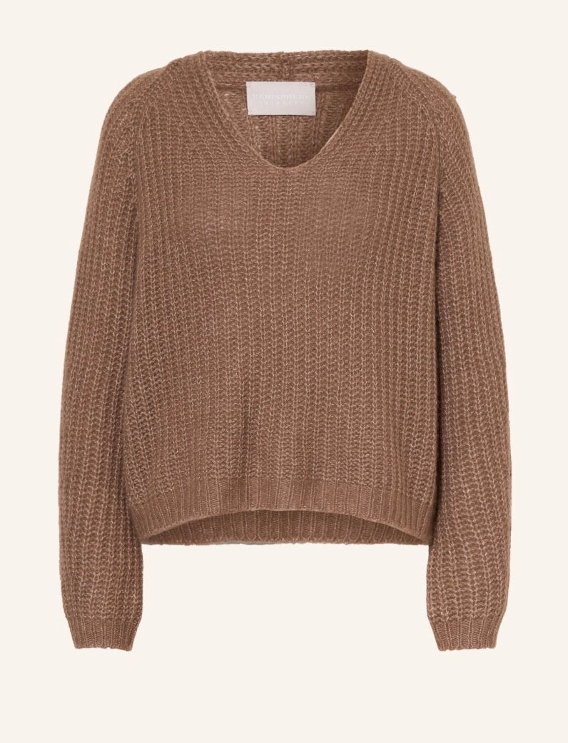 Hemisphere V-neck Sweater