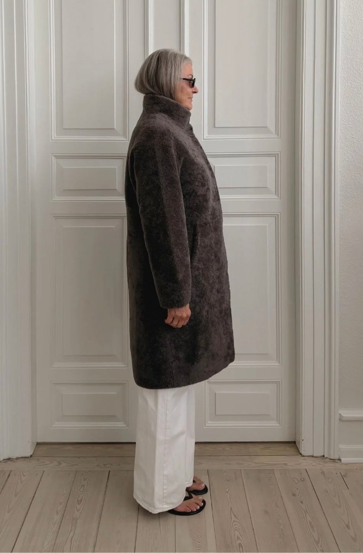 O’tay Jaclyn Shearling Coat