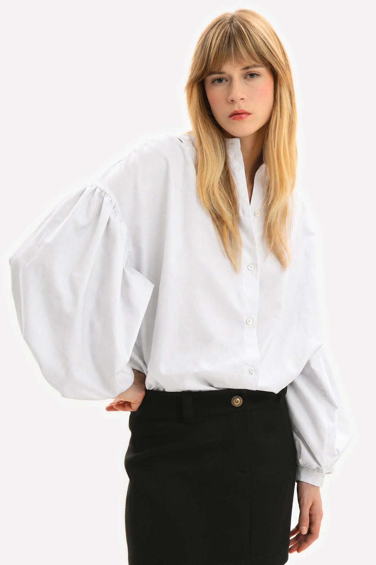 Kristina Ti. Valentina Oversized Cotton Shirt