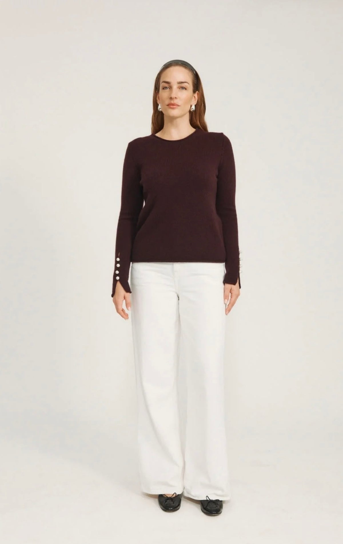 O'tay Abbelone Sweater in Plum