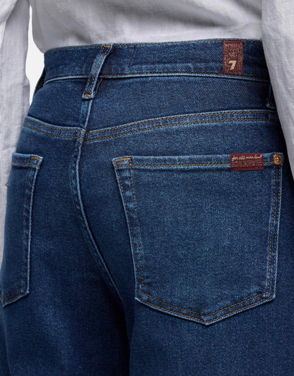 7 For All Mankind Dark Wash Flared Jeans