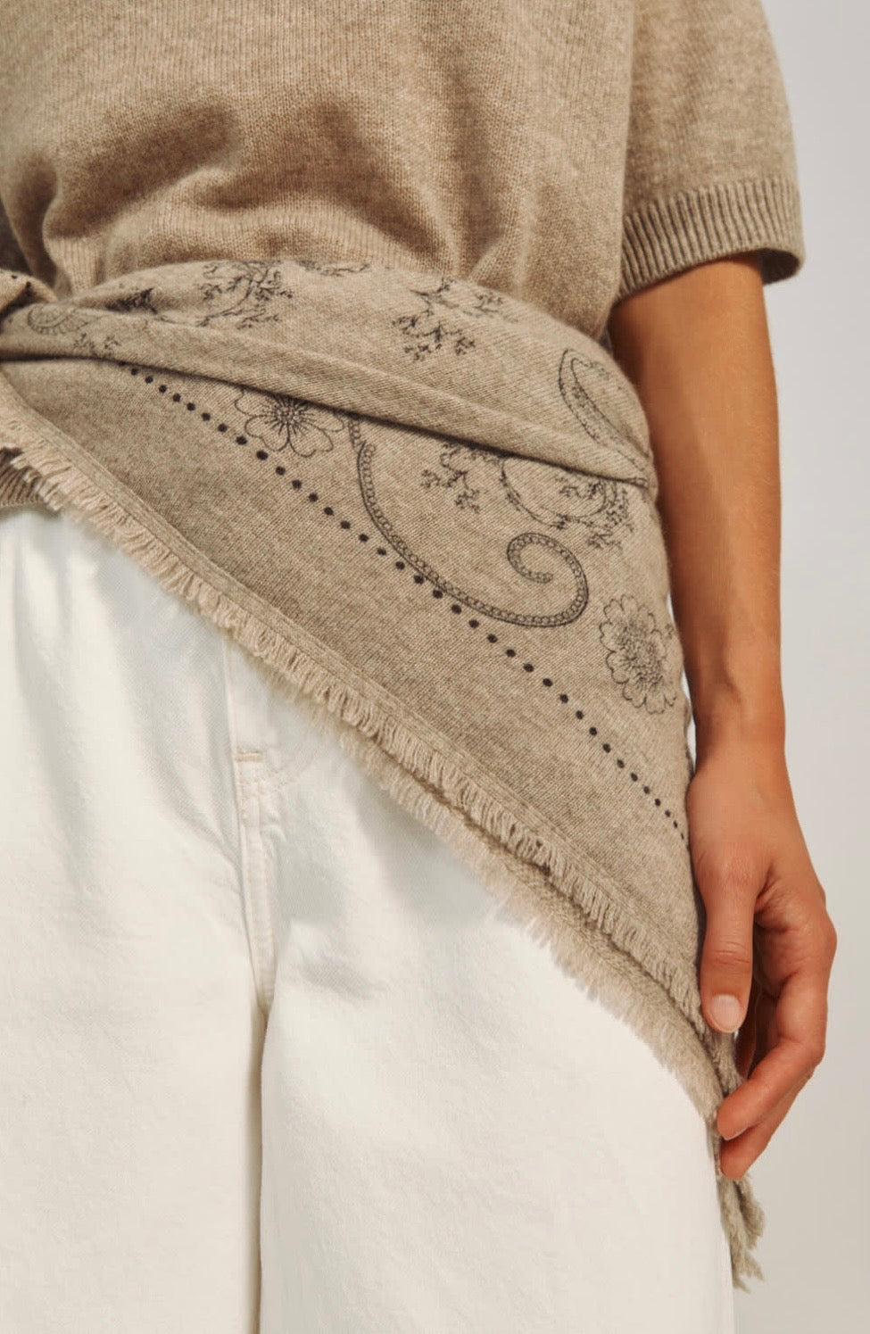 O'tay Audrey Scarf in Mink