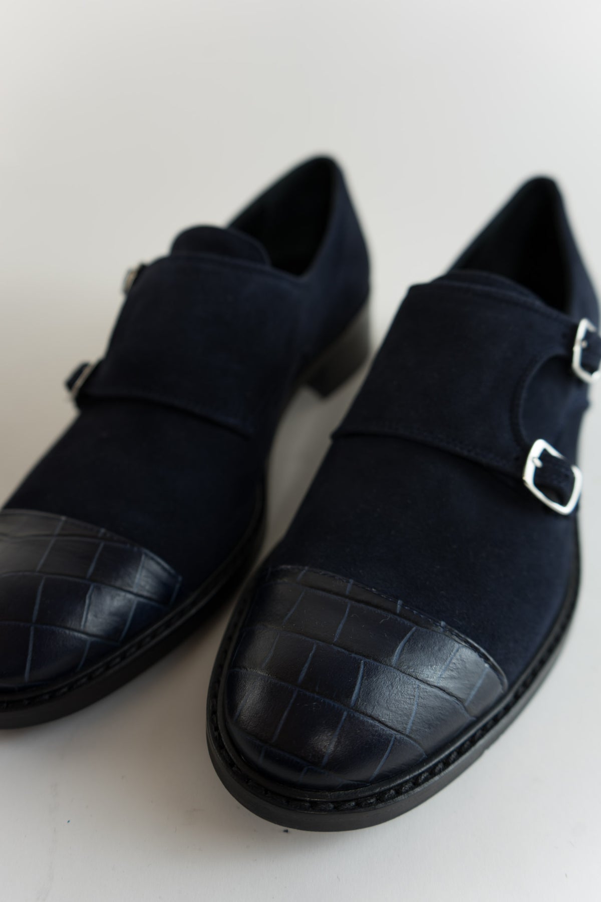 Alberto Zago Blue Buckle Loafer