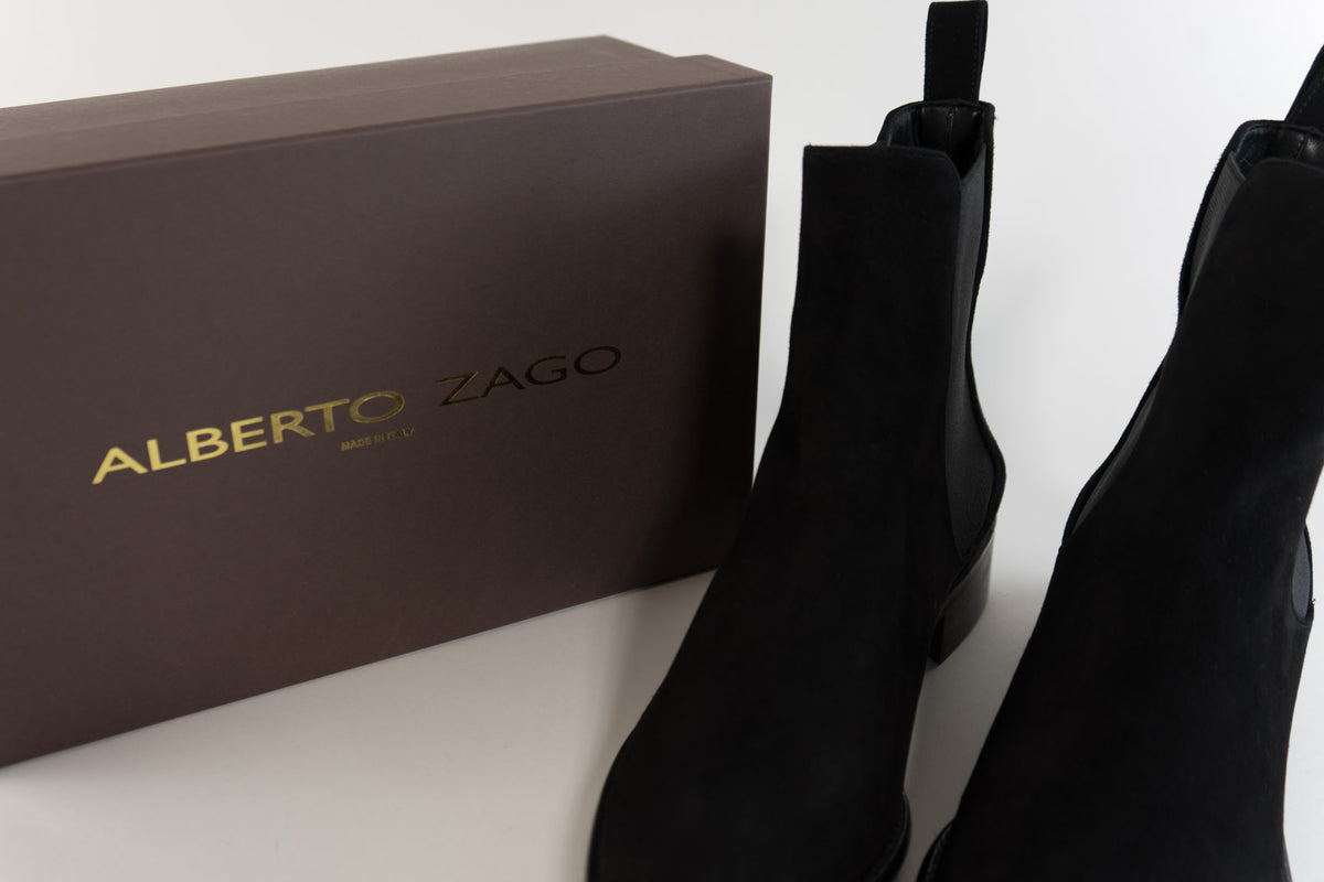 Alberto Zago Black Ankle Boot