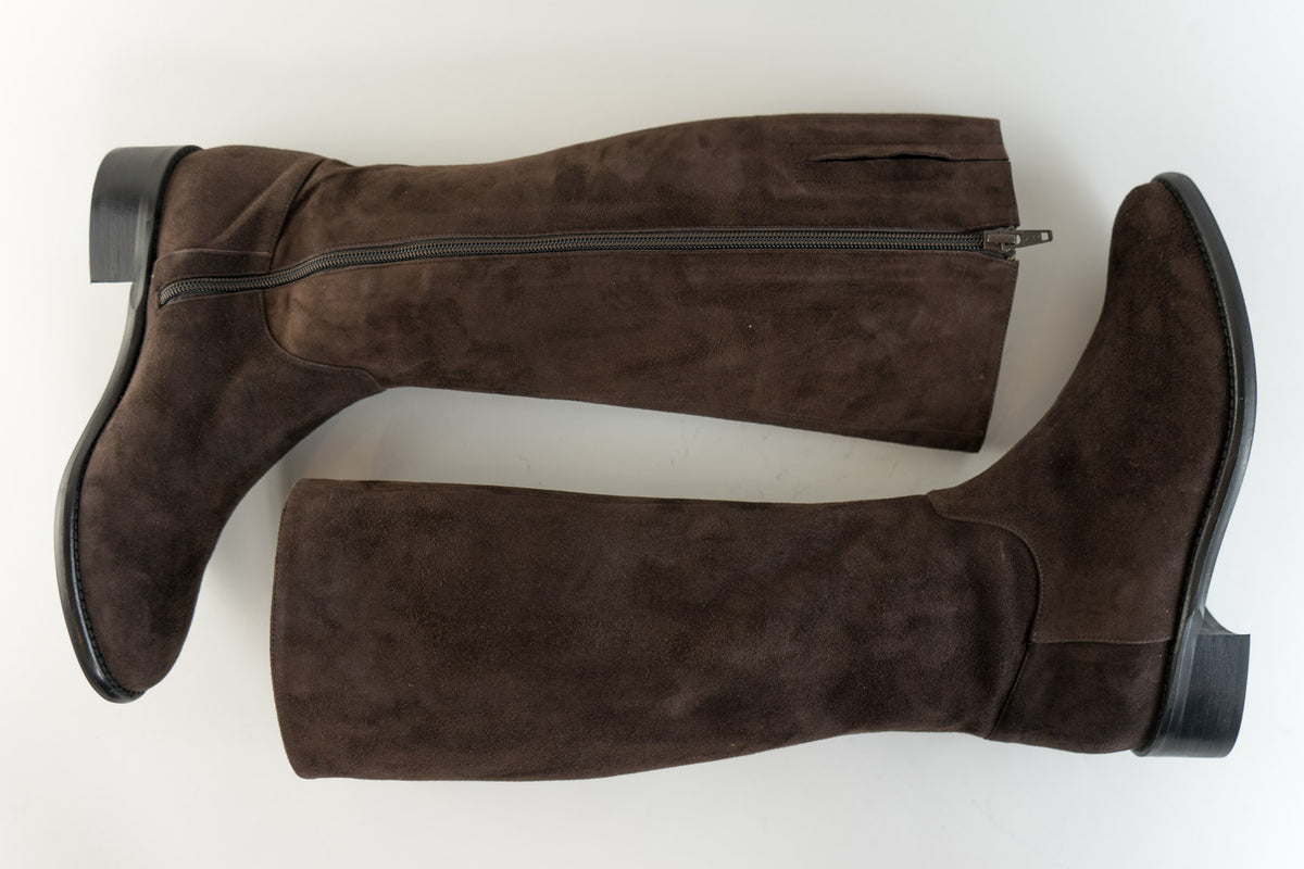 Alberto Zago Long Suede Boot