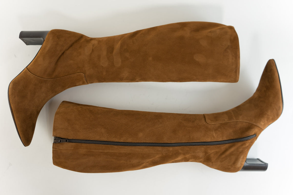 Alberto Zago Suede Long Boot