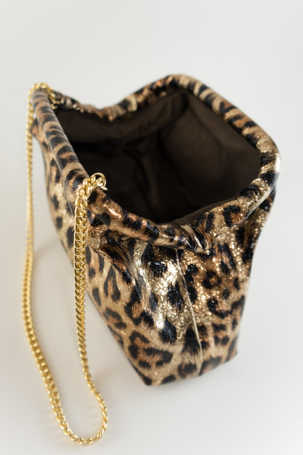 Caterina Bertini Evening Clutch Animalprint
