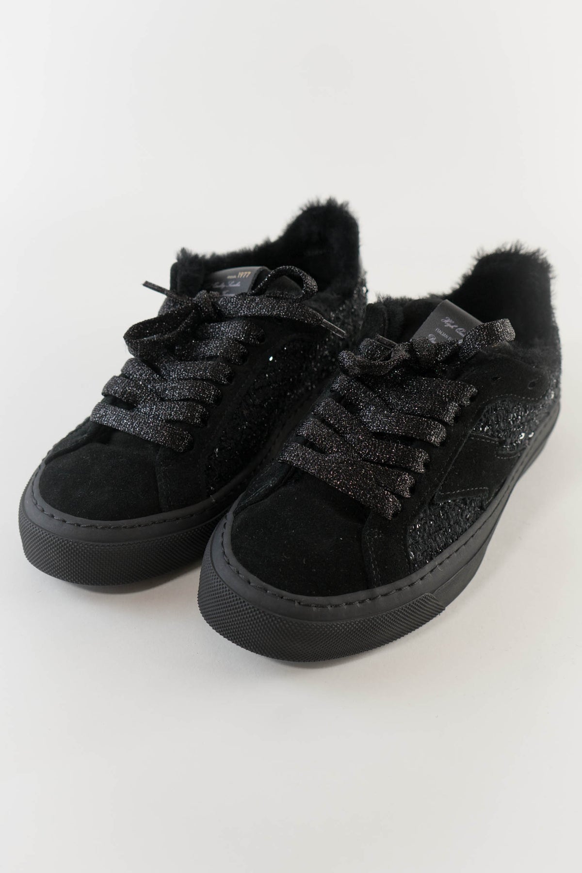 Stokton Black Suede Sneakers