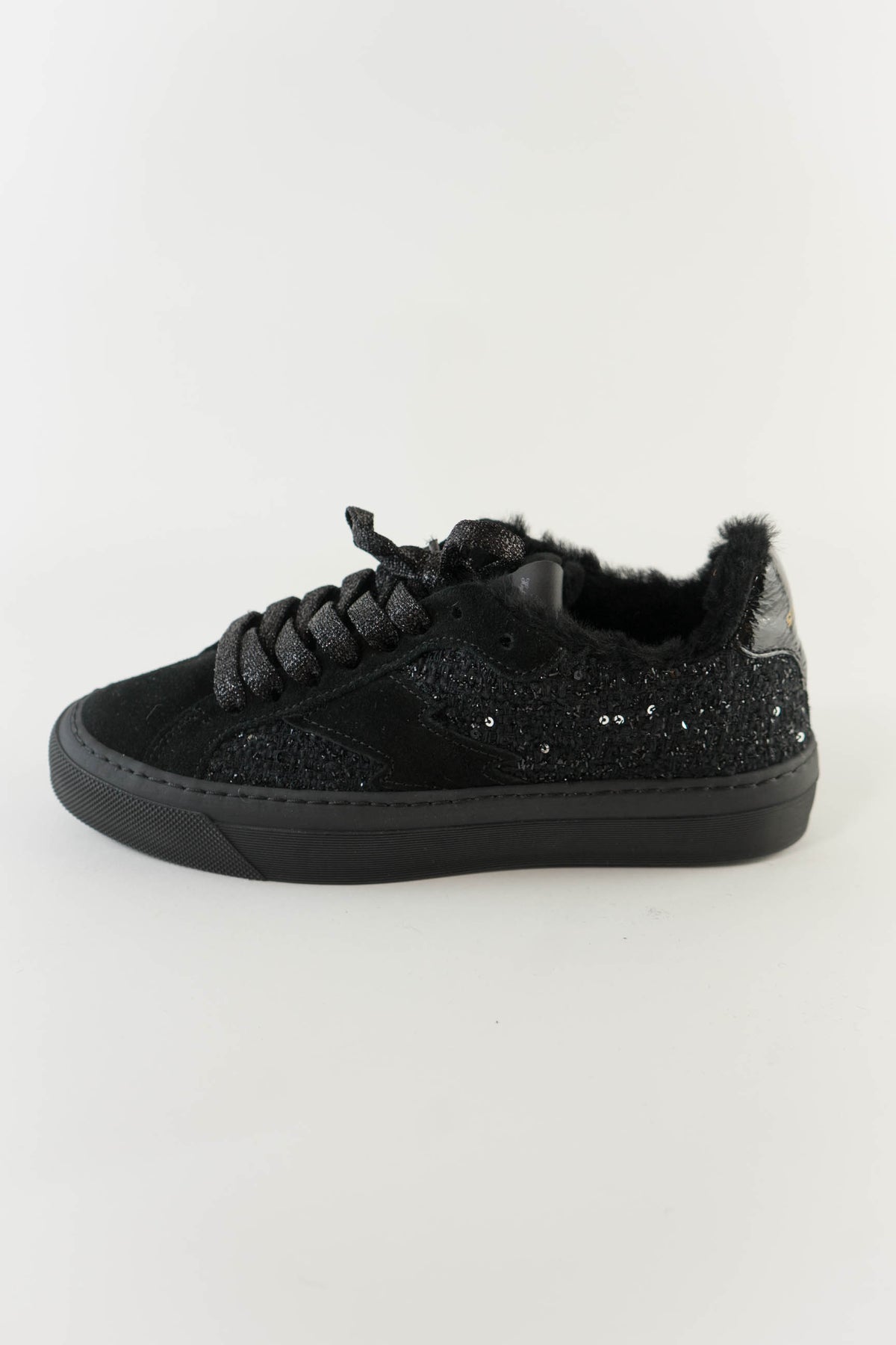 Stokton Black Suede Sneakers