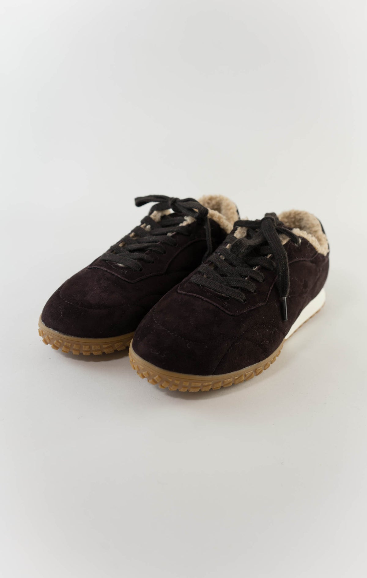 Stokton Dark Brown Suede Sneakers