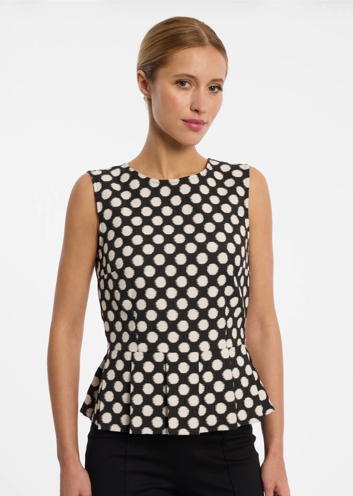 Ana Alcazar Peplum Top Enlaya