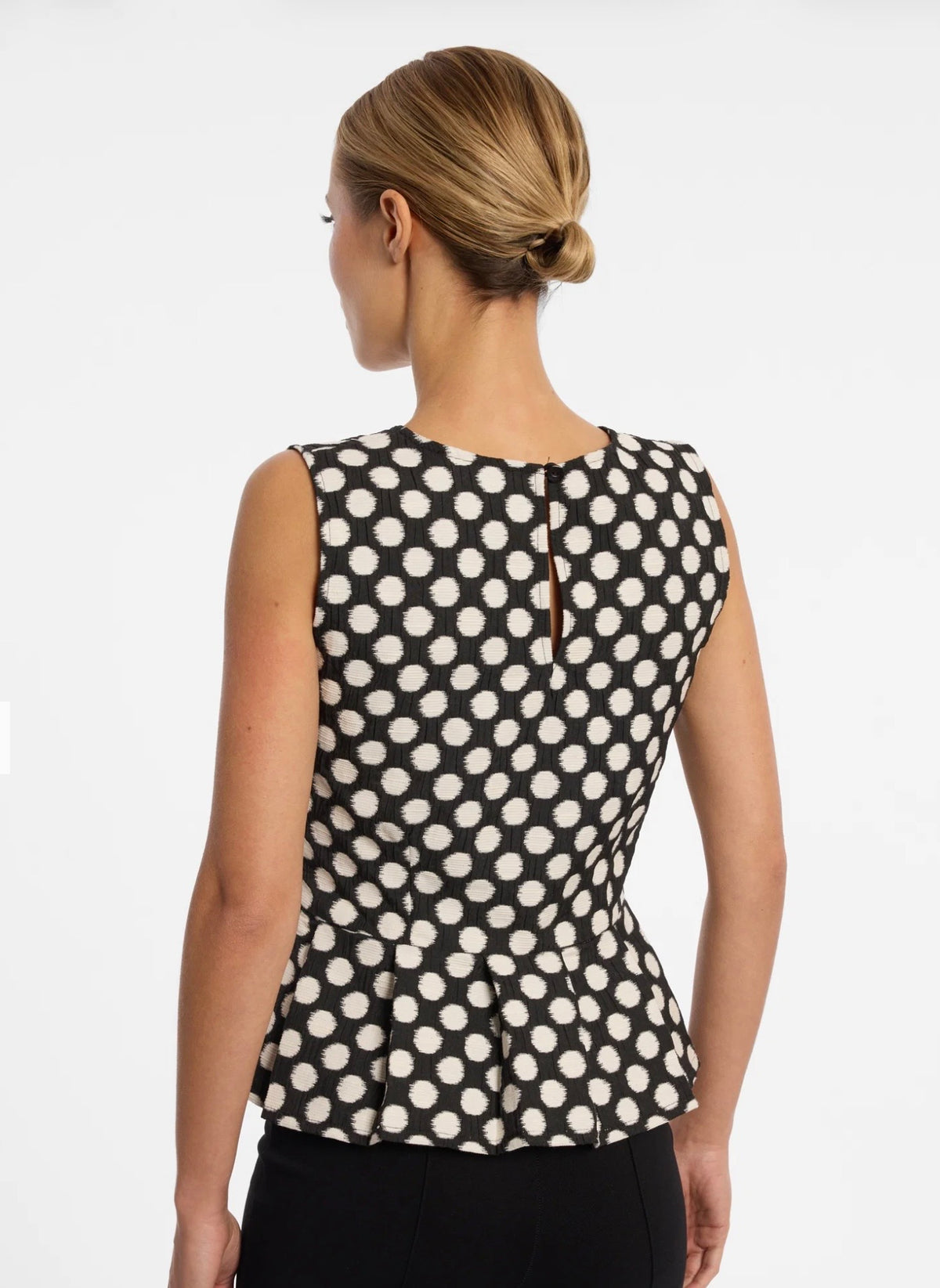 Ana Alcazar Peplum Top Enlaya