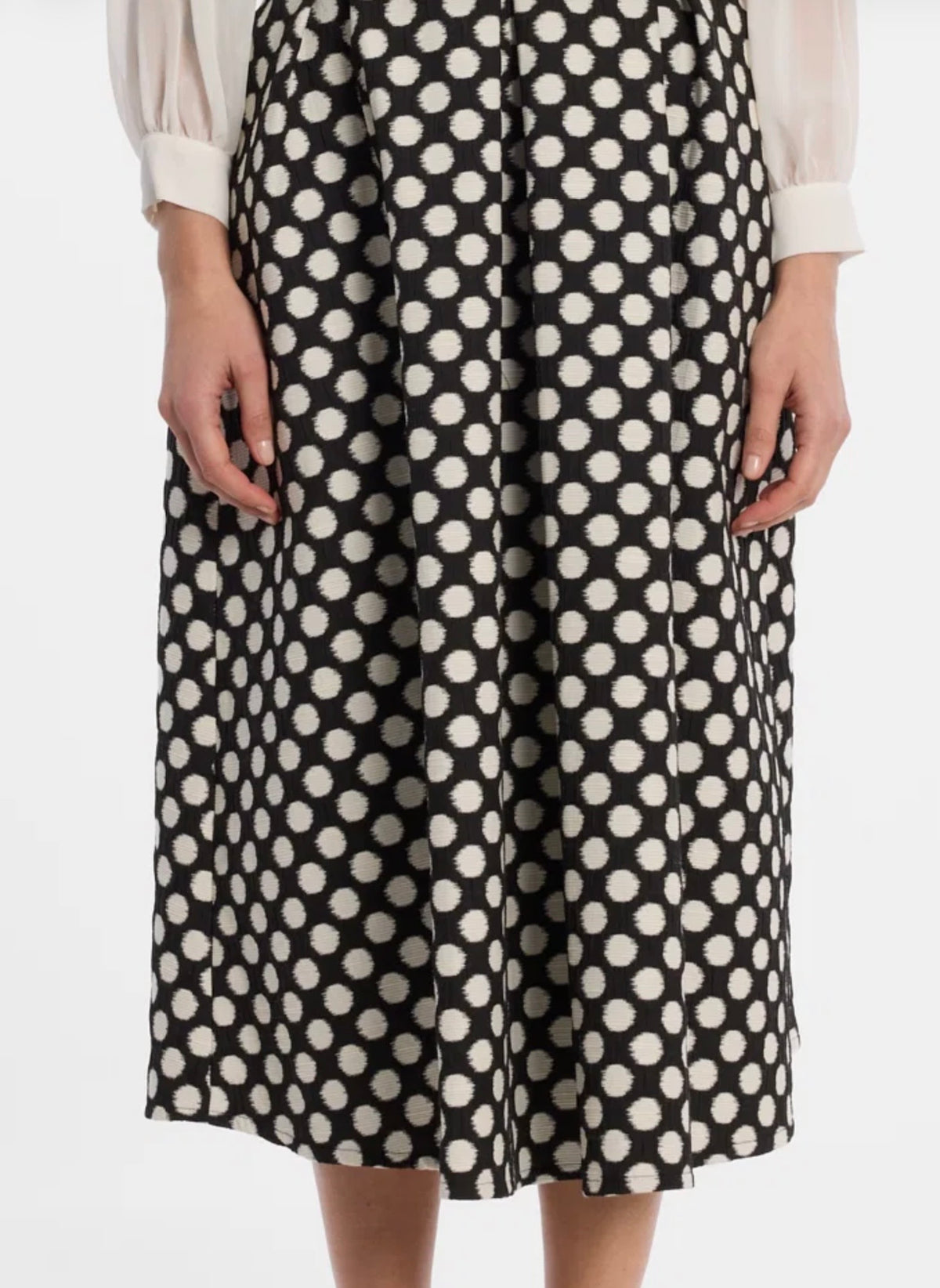 Ana Alcazar Peplum Midi Skirt Enlora
