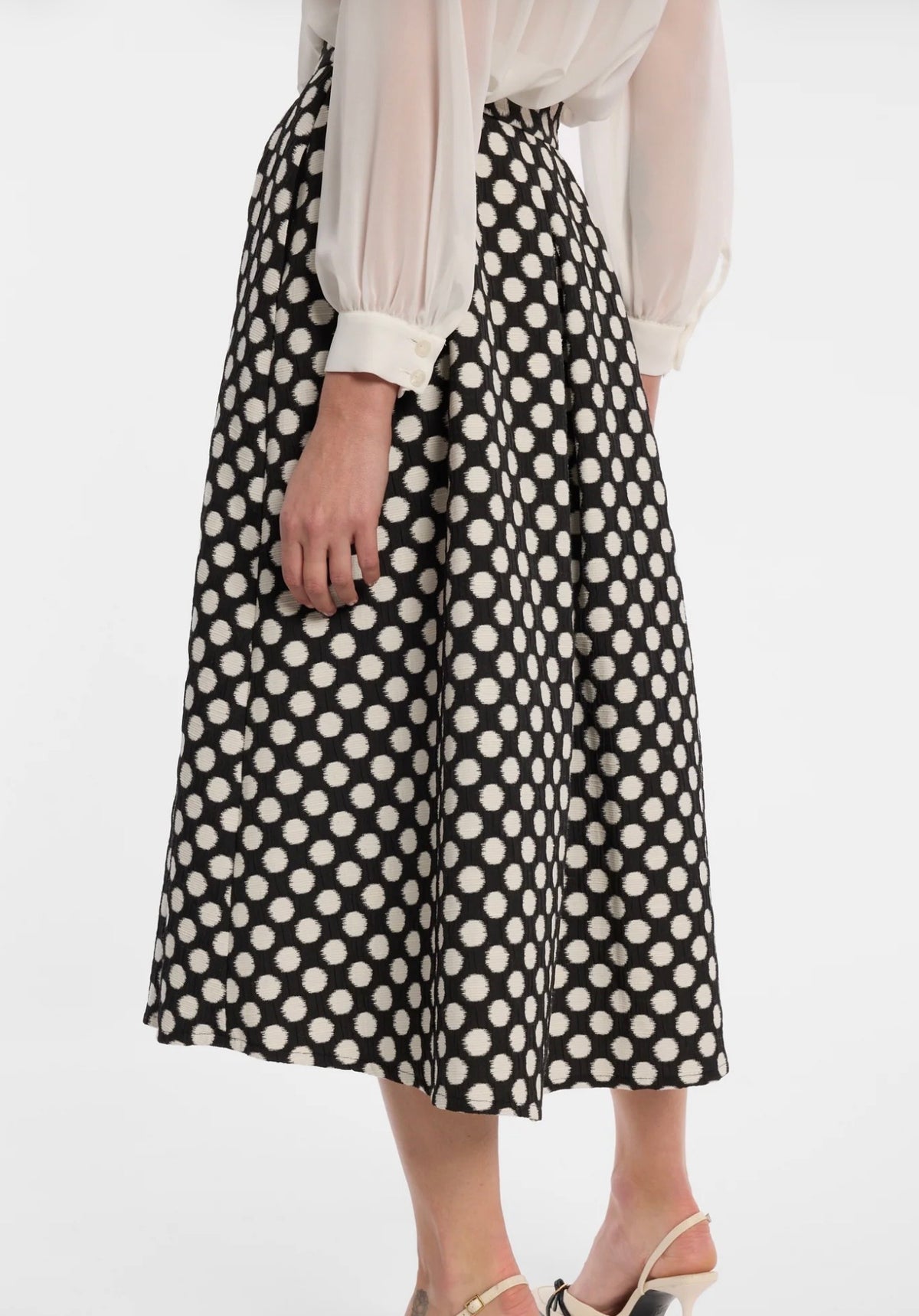 Ana Alcazar Peplum Midi Skirt Enlora