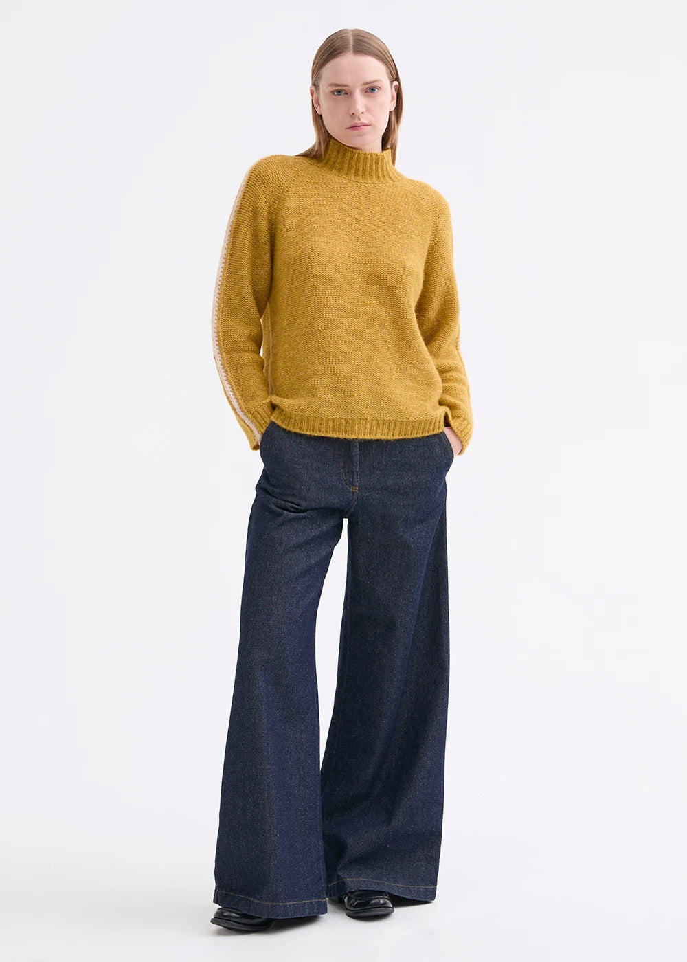 Rosso 35 Yellow Polo Sweater