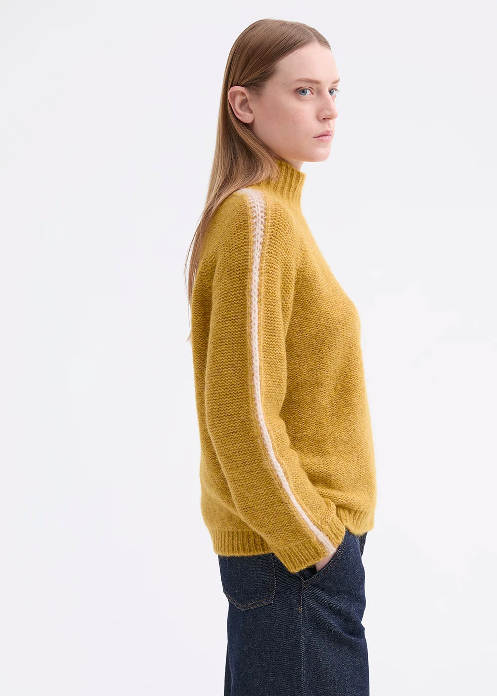 Rosso 35 Yellow Polo Sweater