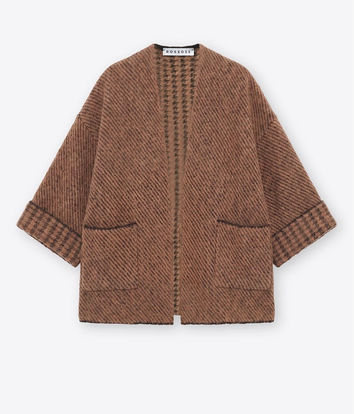 Rosso 35  Jacquard Knit Cardigan