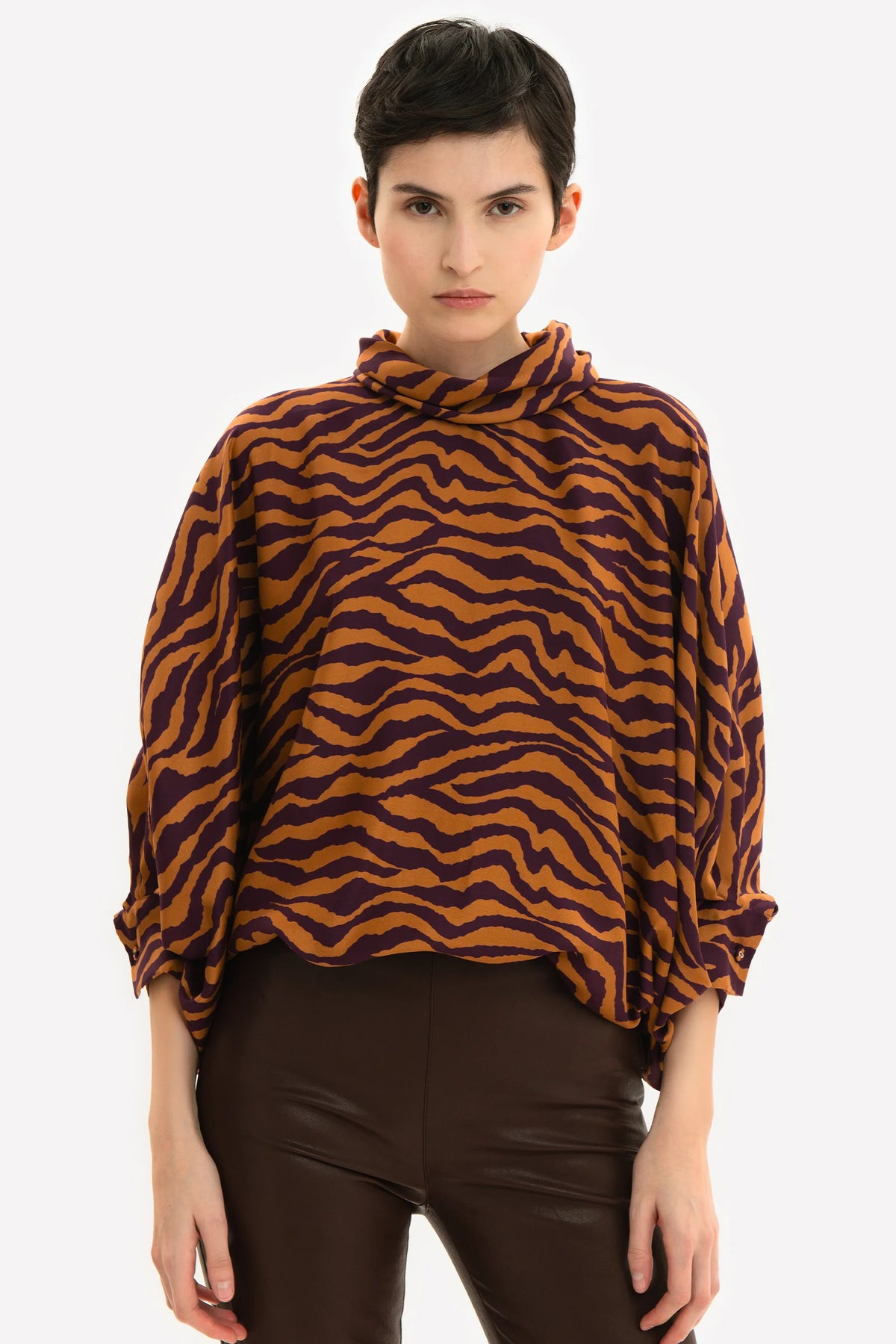 Kristina Ti Calista Zebra Blouse