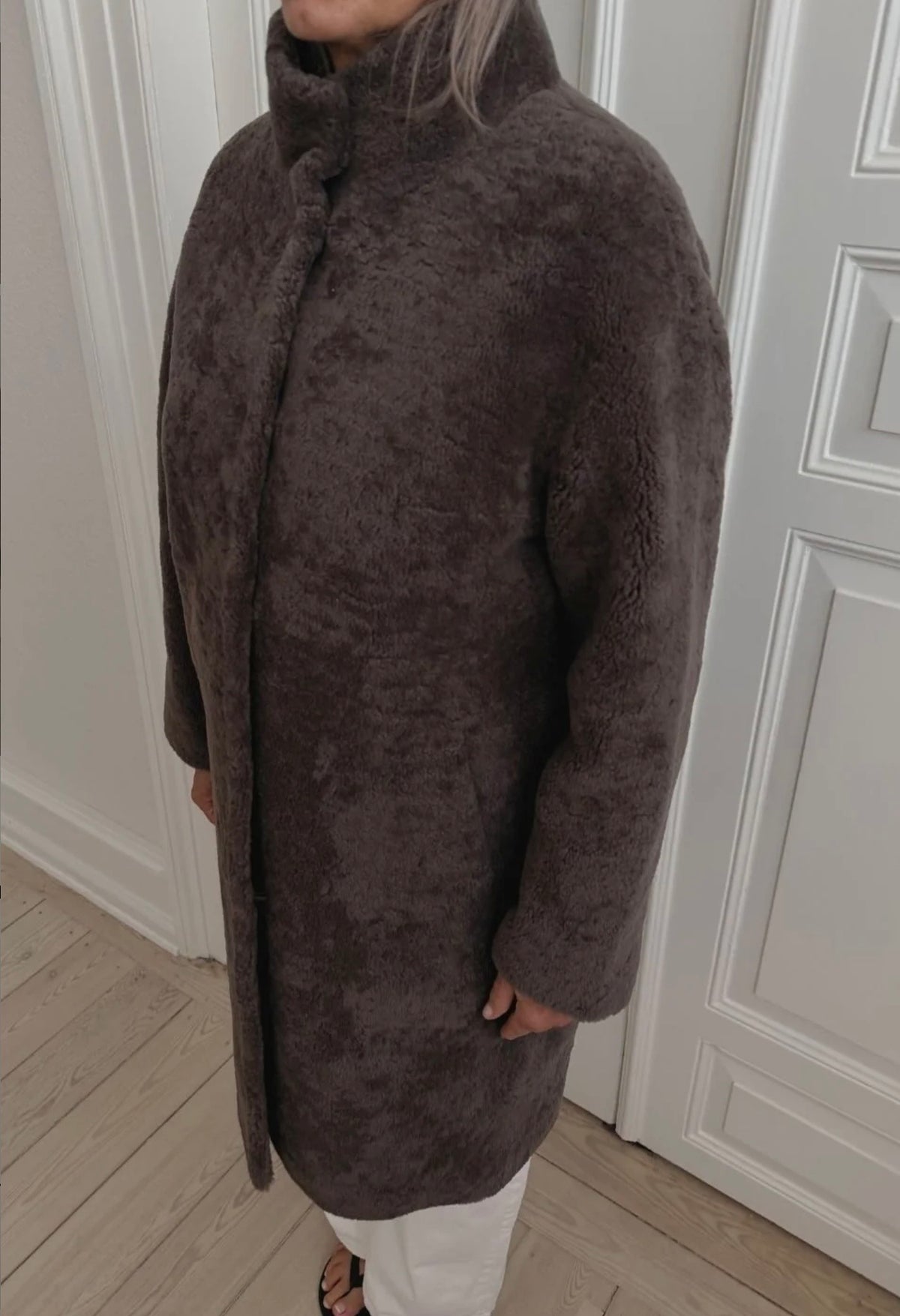 O’tay Jaclyn Shearling Coat
