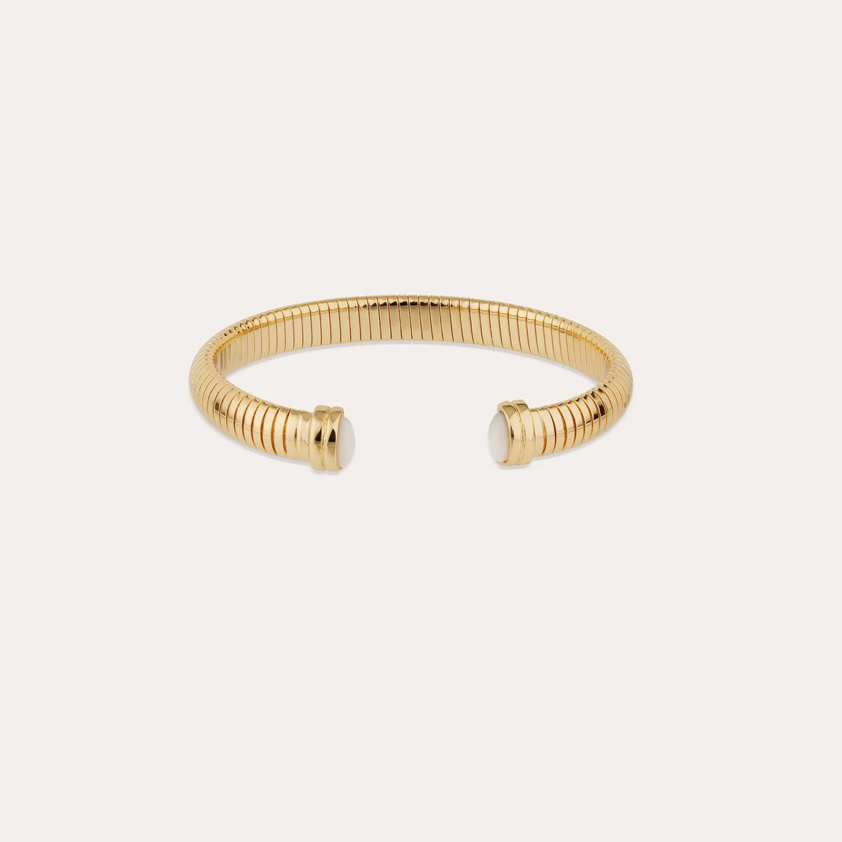 Gas Bijoux Antigone Bangle Bracelet in White Mother of Pearl