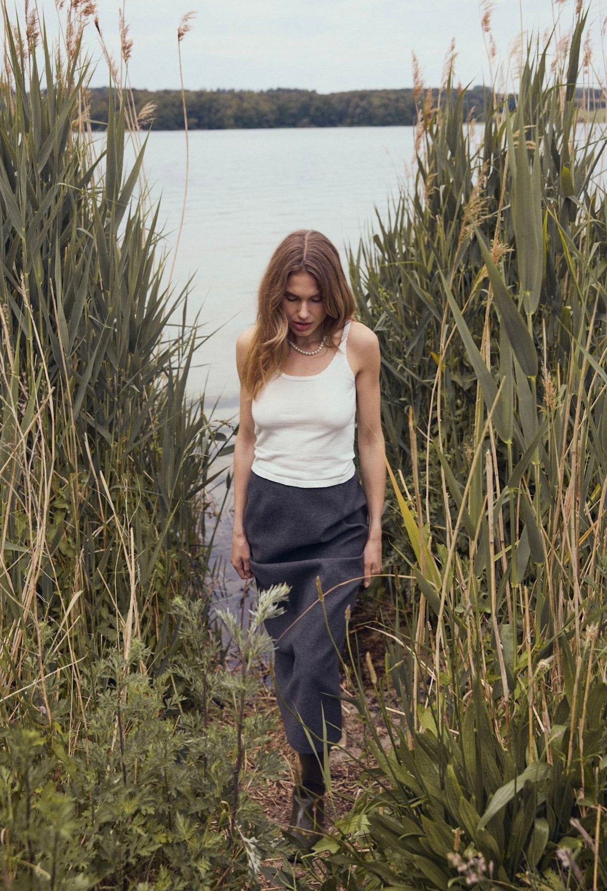 O'tay Sadie Skirt in Shadow