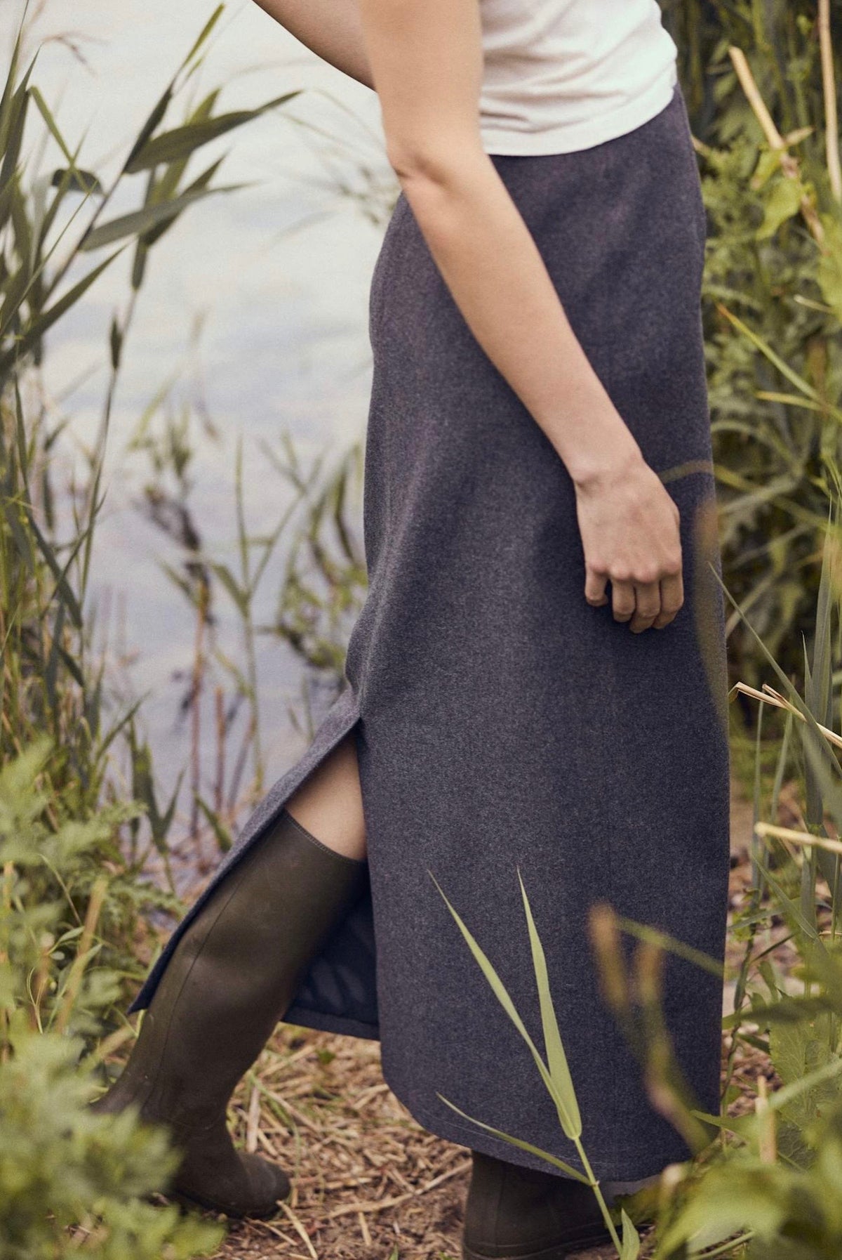 O'tay Sadie Skirt in Shadow