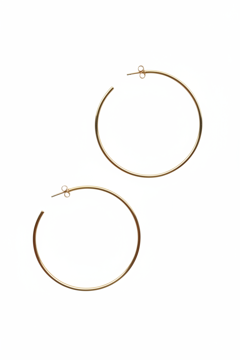 Maria Lipasti Gold Hoops