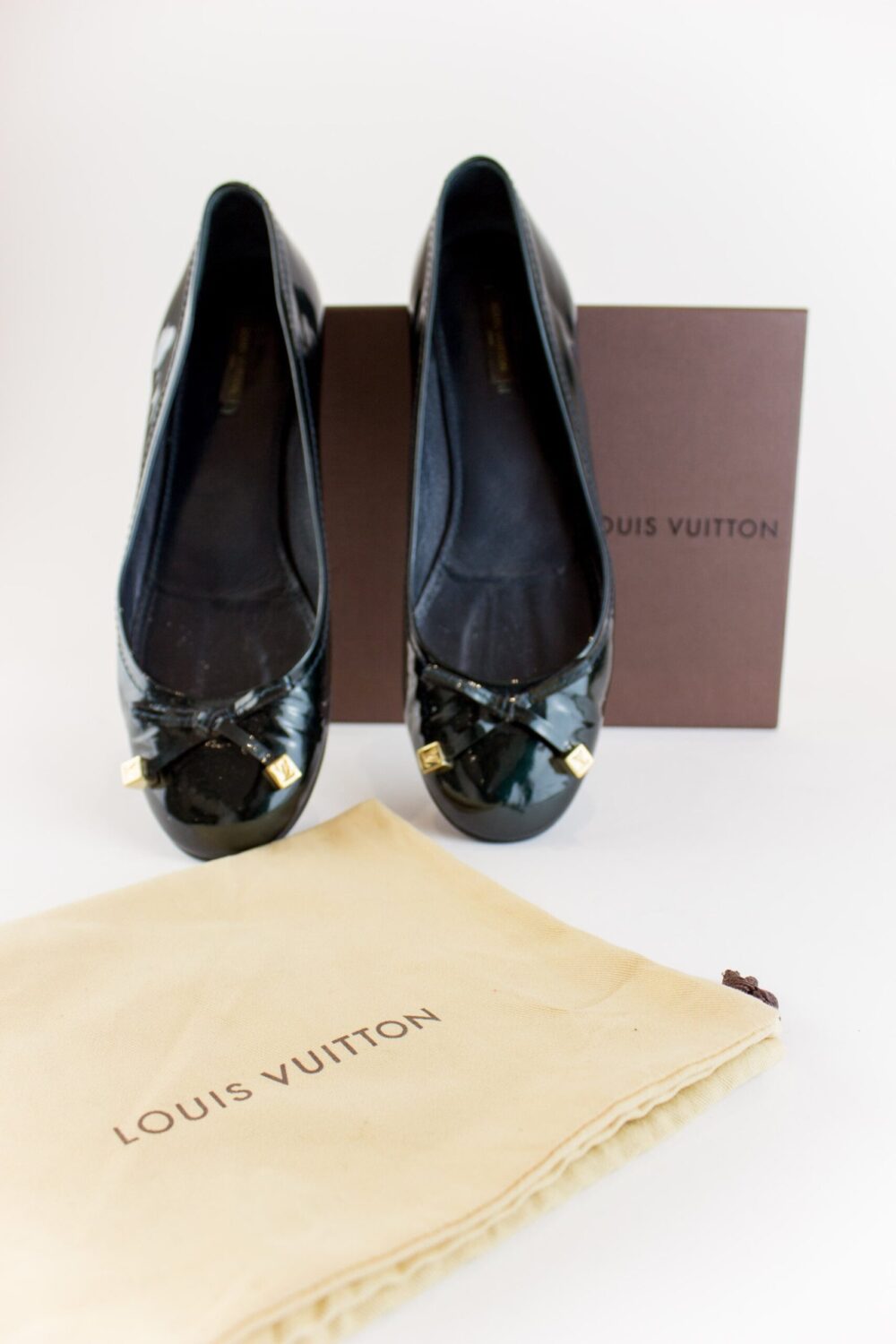 Louis Vuitton Pre-owned Women's Leather Ballet Flats